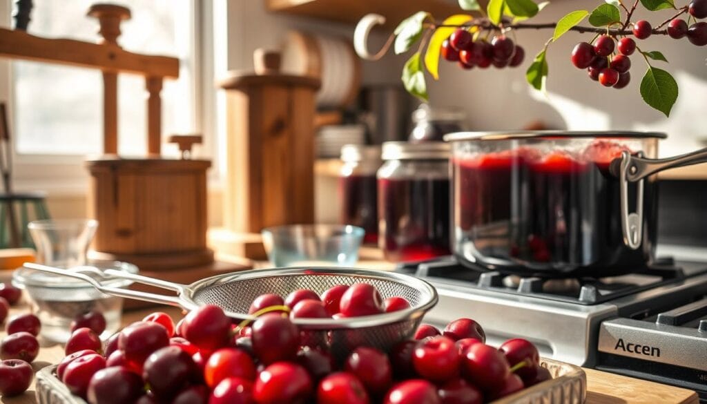 Cherry Juice Extraction Methods