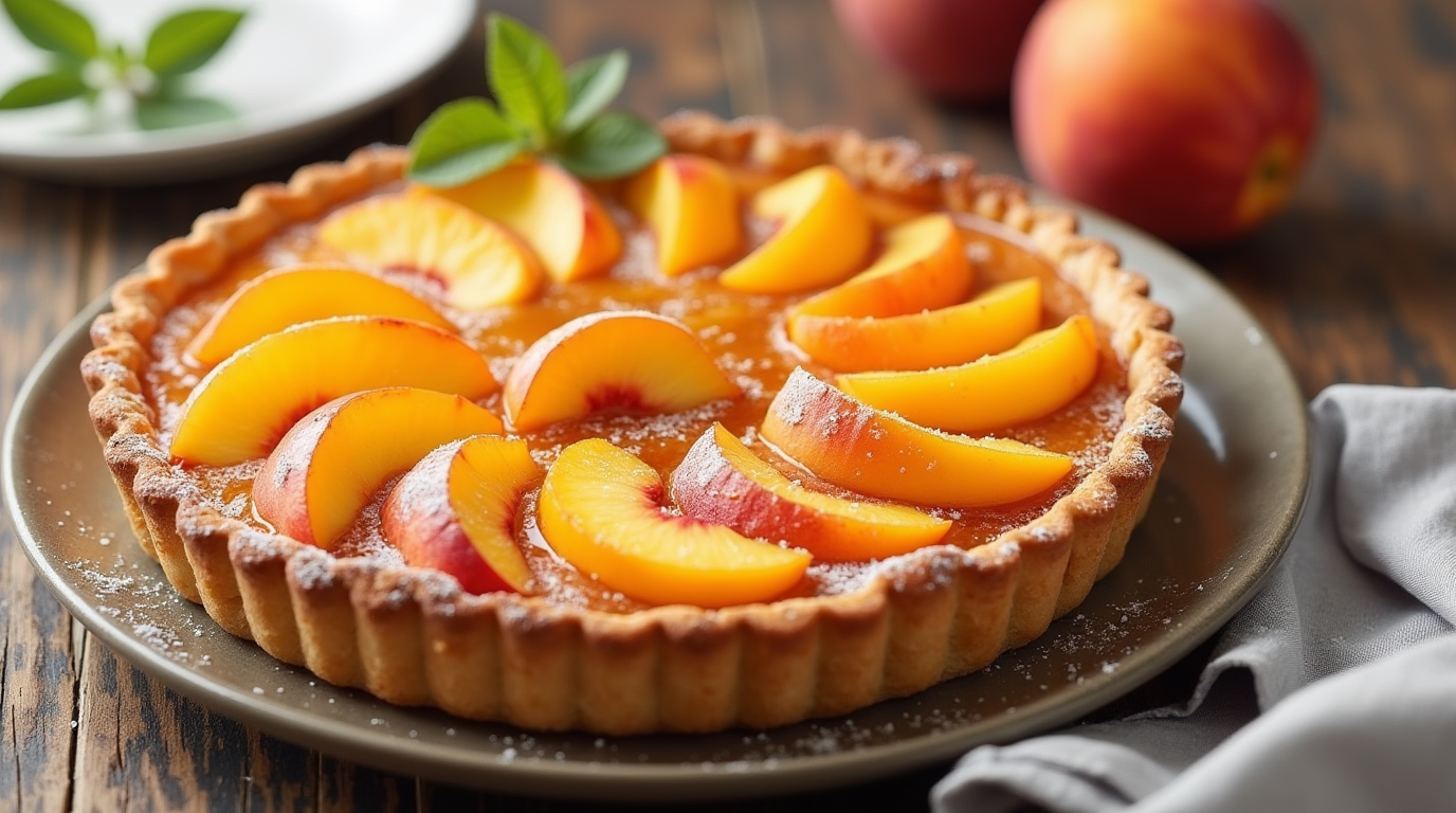 peach tart