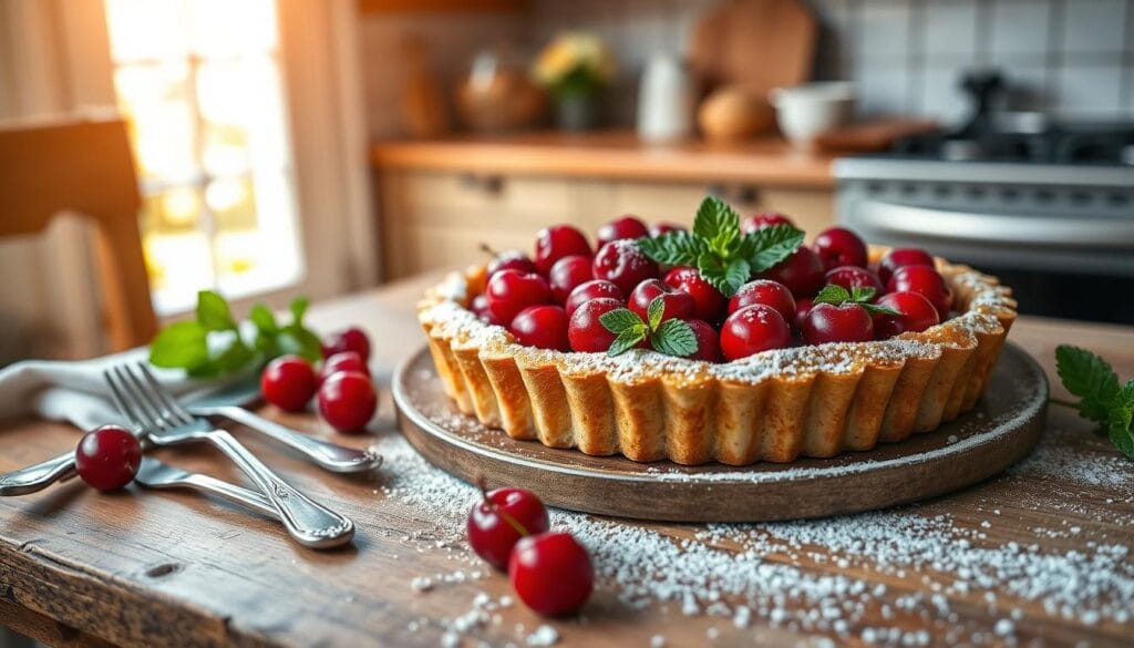 Cherry Tart Presentation Techniques