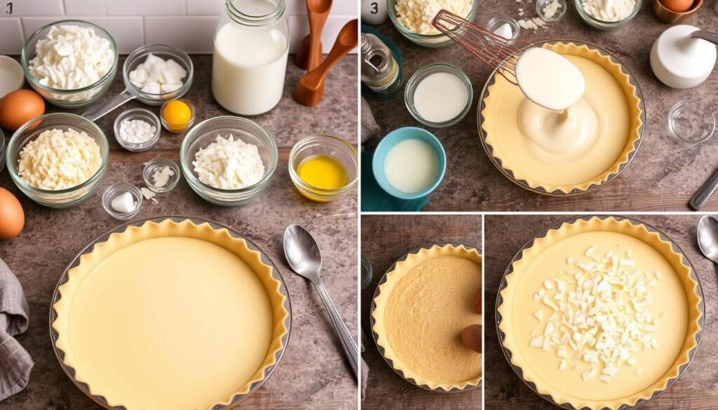 Coconut Custard Pie Step-by-Step Recipe