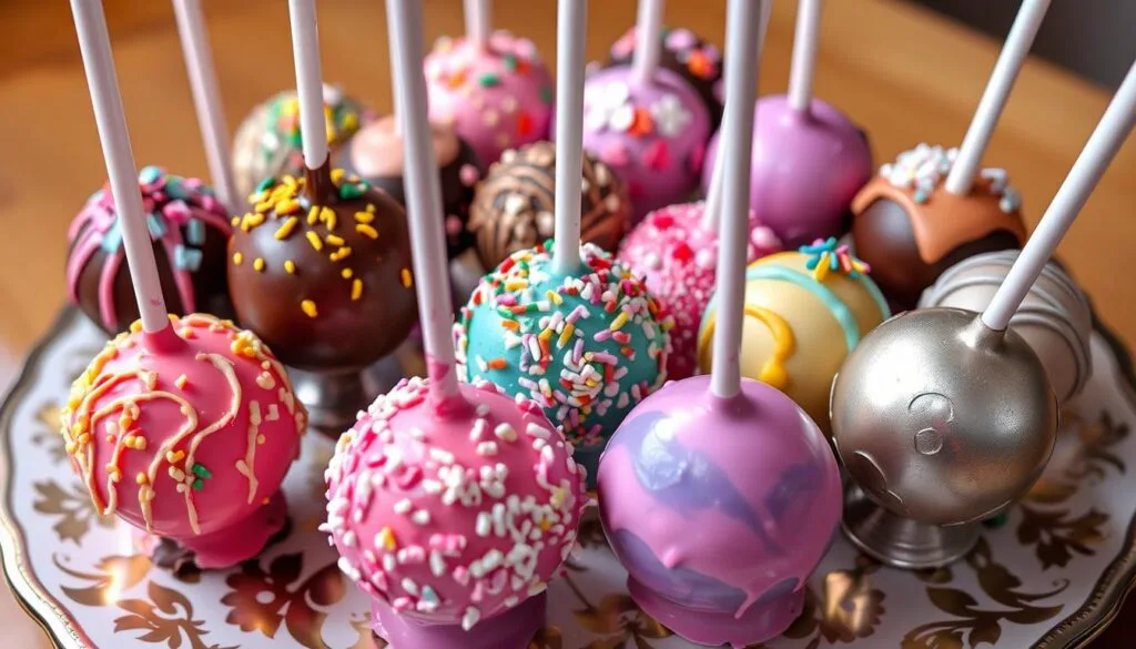 Colorful Cake Pops Coating Techniques