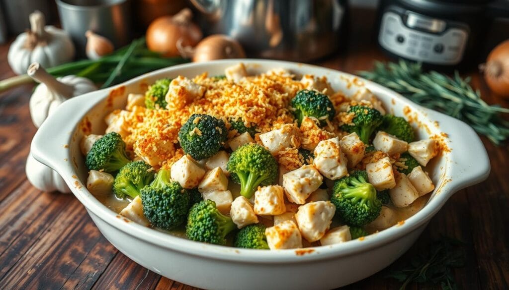 Diced Chicken Broccoli Casserole