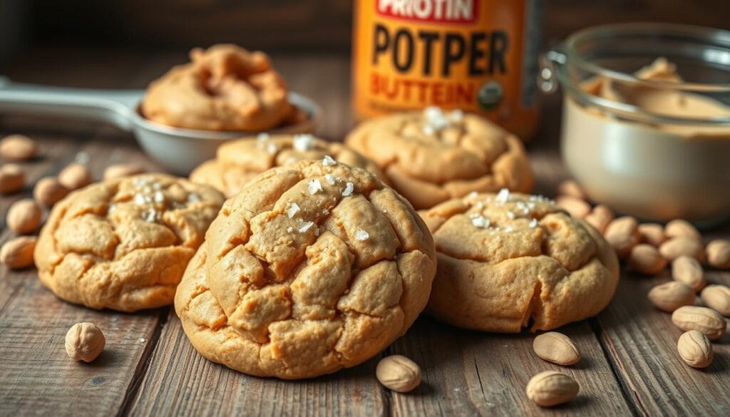 Peanut Butter Protein Cookies