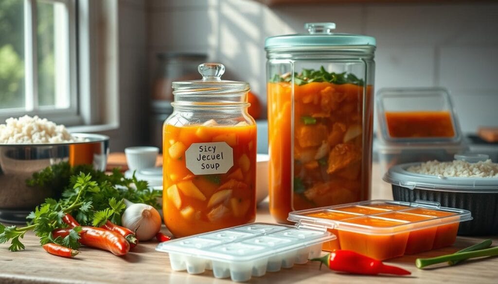 Spicy Chicken Soup Storage Tips