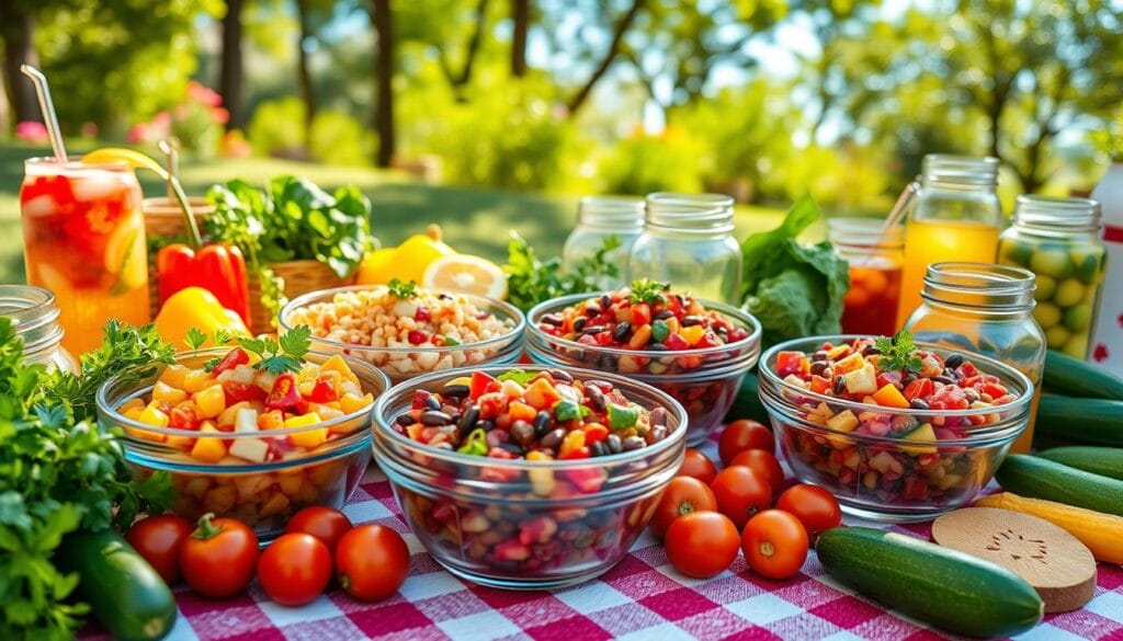 Summer Potluck Salad Serving Ideas