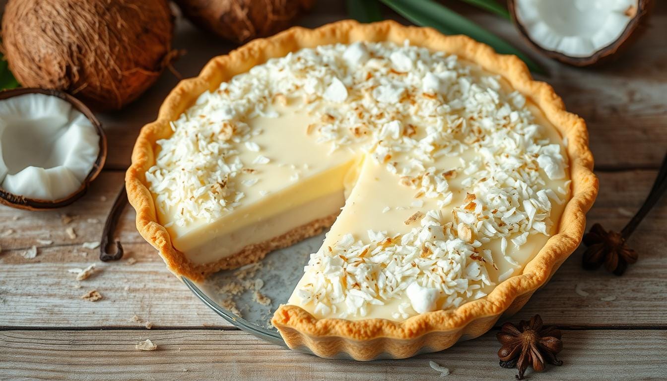 coconut custard pie recipe