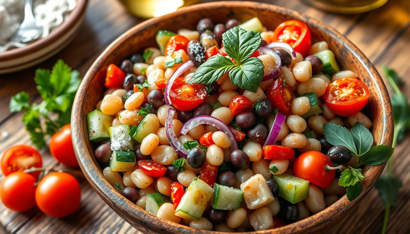 dense bean salad recipe