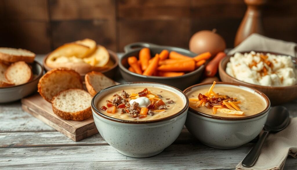 Hamburger Potato Soup Variations